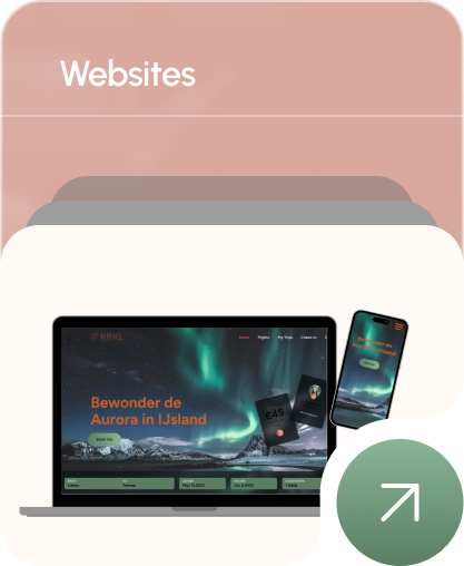 Diensten en producten van KRKL. Webdesign, CRO, UX